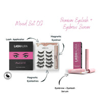 Premium Magnetic Lashes & Eyelash Serum - LashAura™